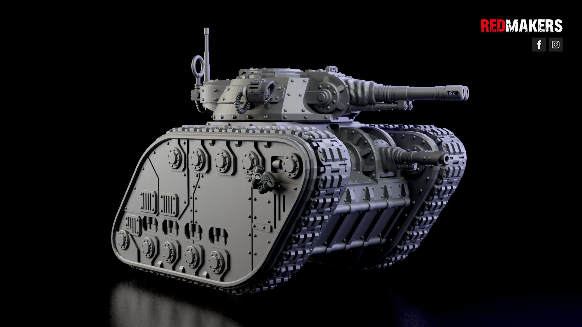 Legendary Battle Tank - Imperial Force 3D print model_16