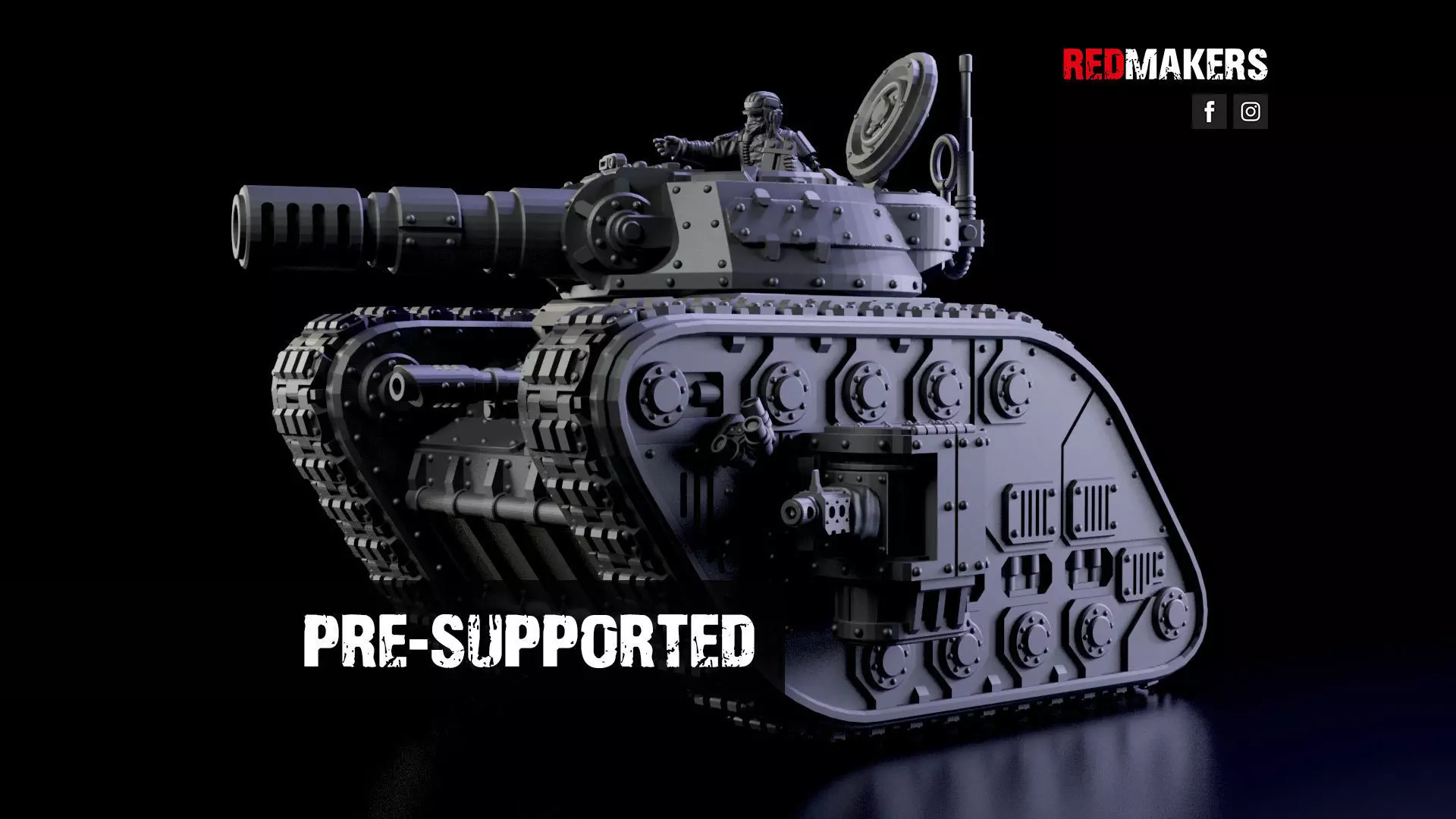 Legendary Battle Tank - Imperial Force 3D print model_0