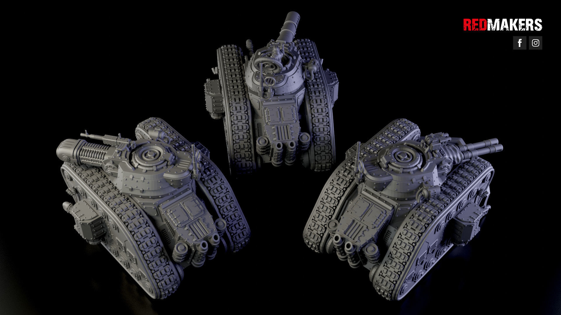 Legendary Battle Tank - Imperial Force 3D print model_7