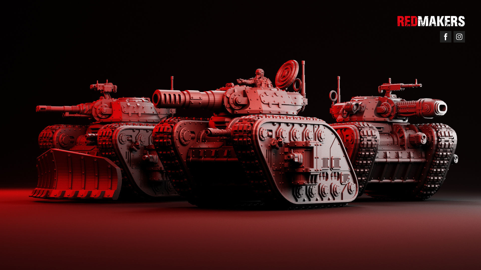 Legendary Battle Tank - Imperial Force 3D print model_38