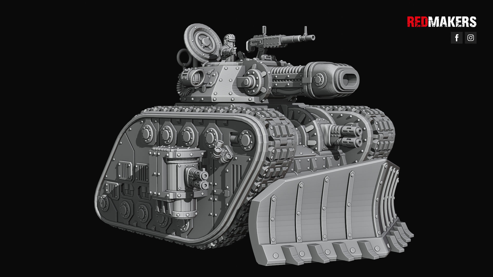 Legendary Battle Tank - Imperial Force 3D print model_29