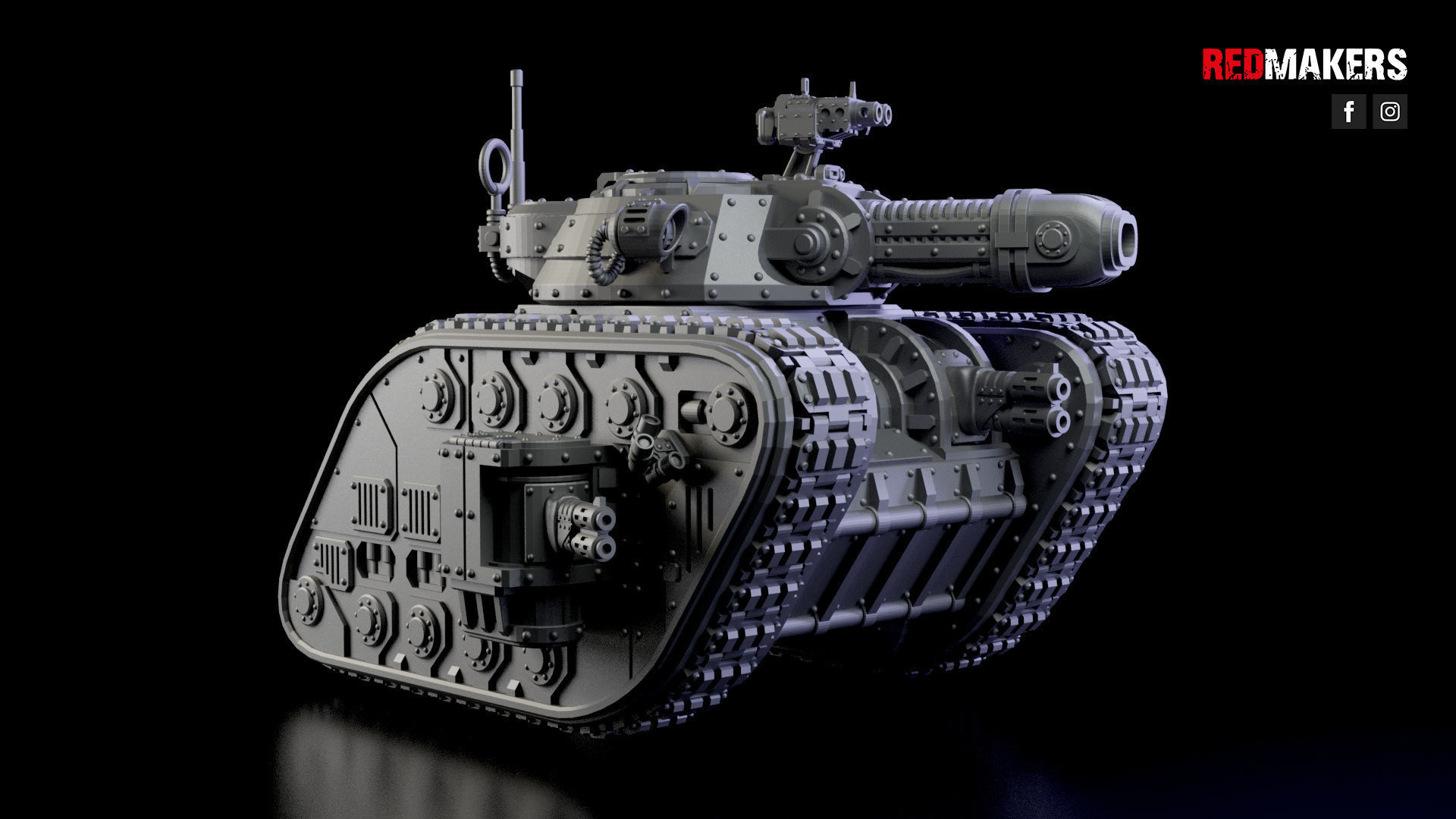 Legendary Battle Tank - Imperial Force 3D print model_24