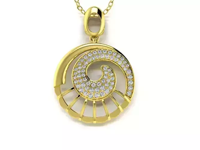 Diamond Jewelry Pendant