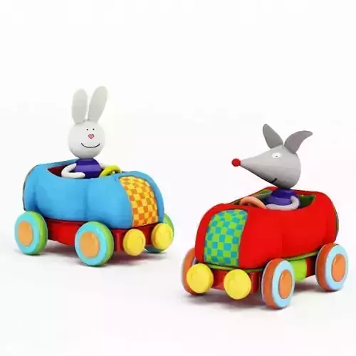 Colorful Children s Stuffed Toy Car