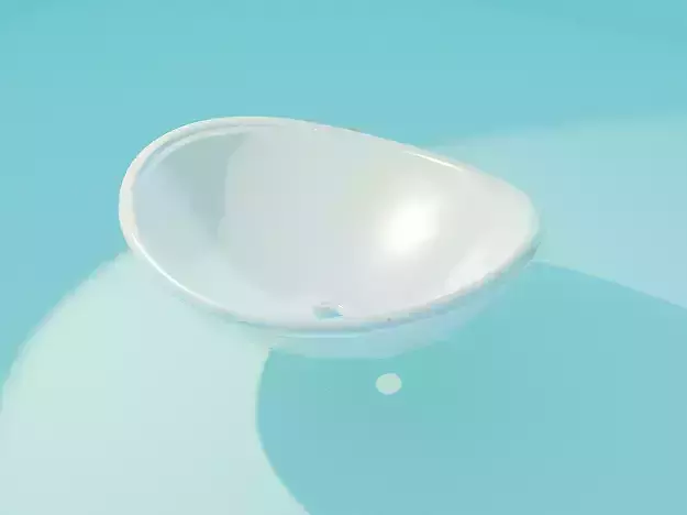 Classic Oval Wash Basin 3D print model