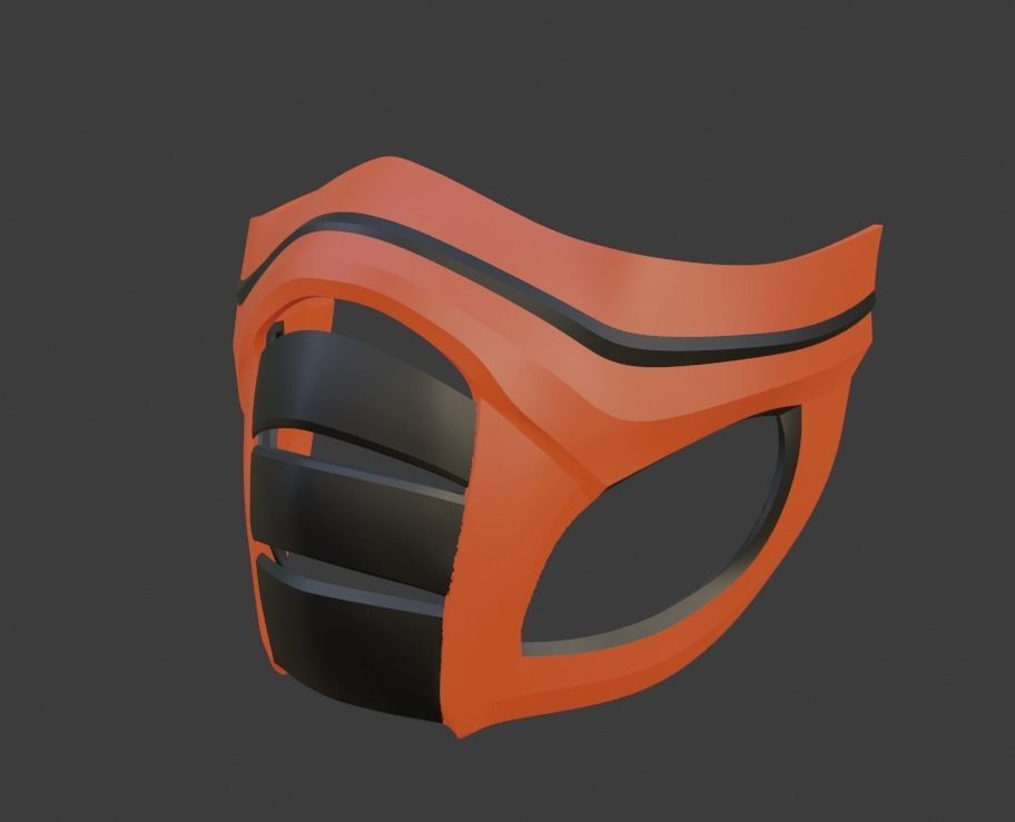 Chameleon mask from Mortal Kombat Armageddon 3D print model_7