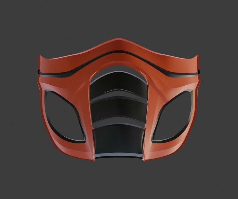 Chameleon mask from Mortal Kombat Armageddon 3D print model_12