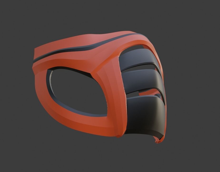 Chameleon mask from Mortal Kombat Armageddon 3D print model_9