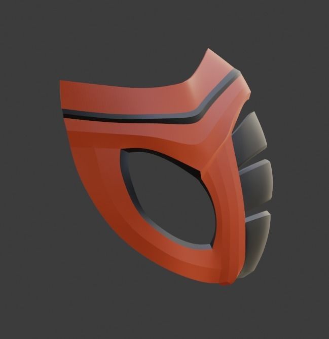 Chameleon mask from Mortal Kombat Armageddon 3D print model_6