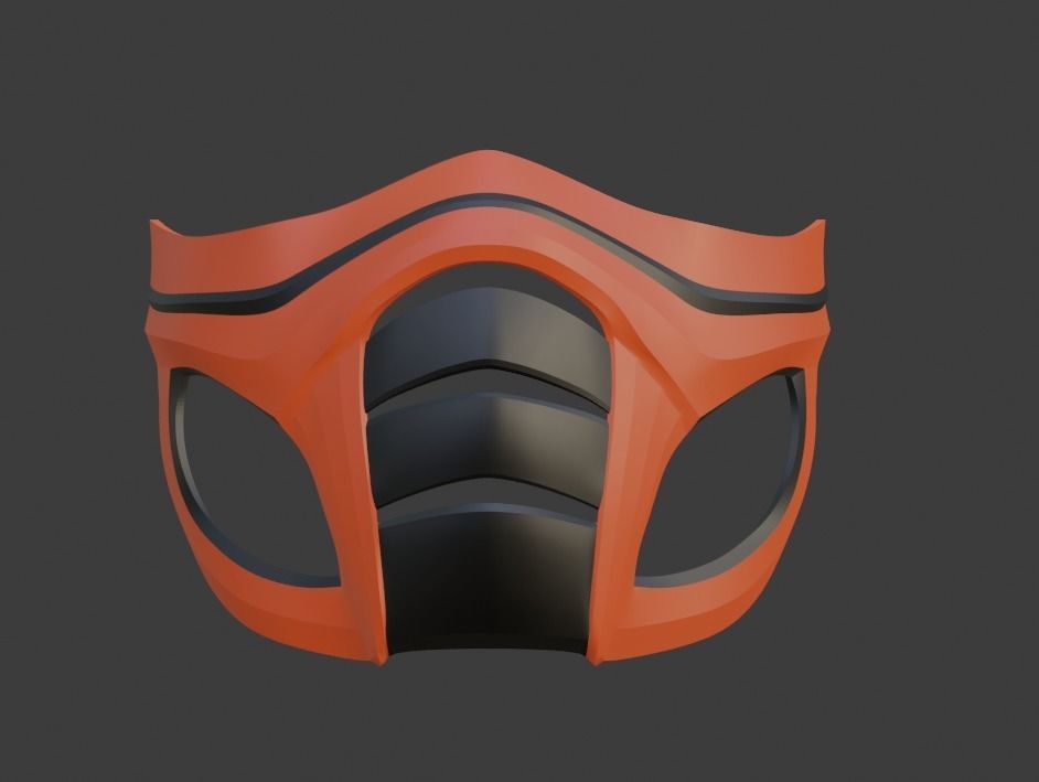 Chameleon mask from Mortal Kombat Armageddon 3D print model_4