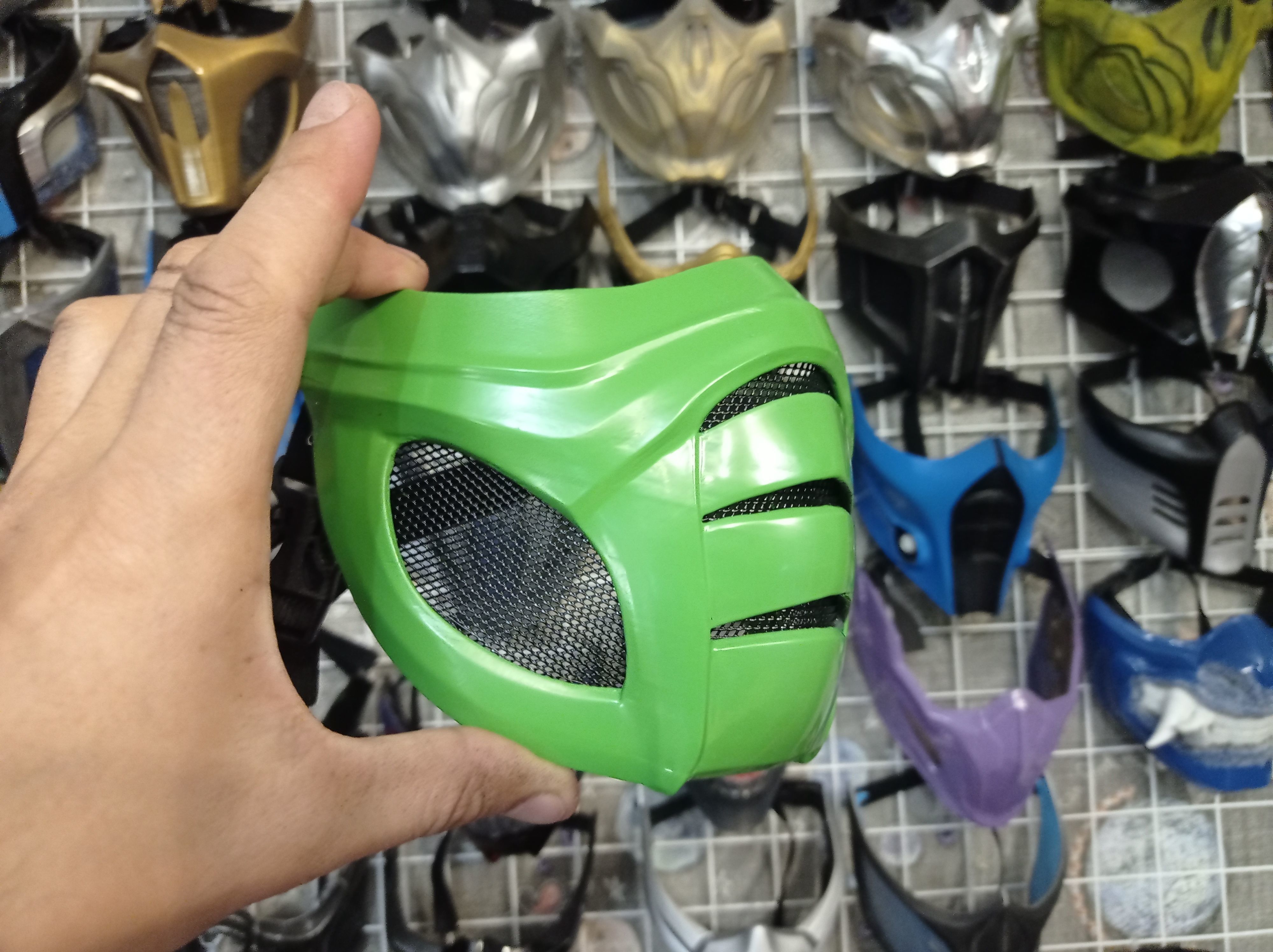 Chameleon mask from Mortal Kombat Armageddon 3D print model_3