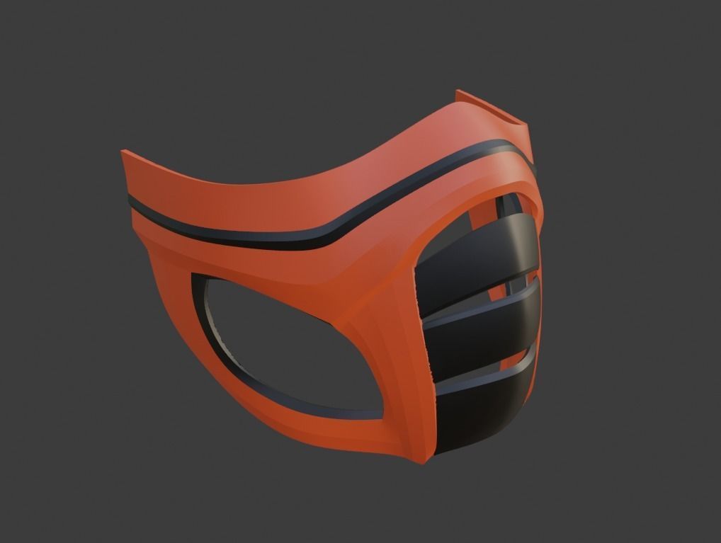 Chameleon mask from Mortal Kombat Armageddon 3D print model_8