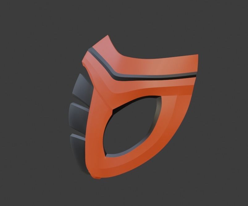 Chameleon mask from Mortal Kombat Armageddon 3D print model_5