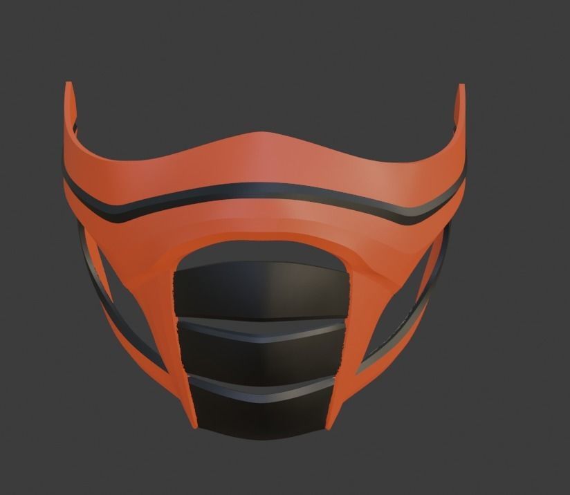 Chameleon mask from Mortal Kombat Armageddon 3D print model_11