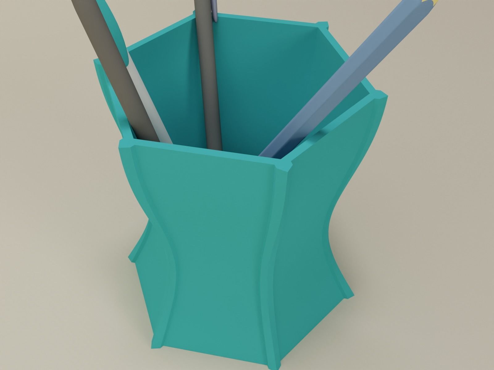 plant pot 47 3D print model_6
