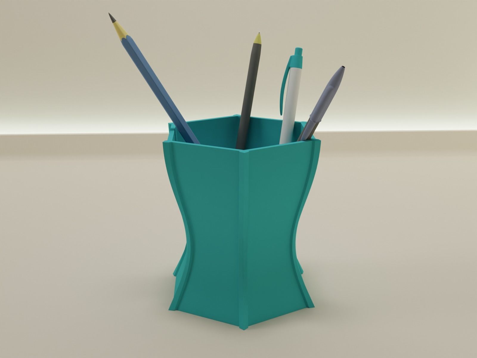 plant pot 47 3D print model_8