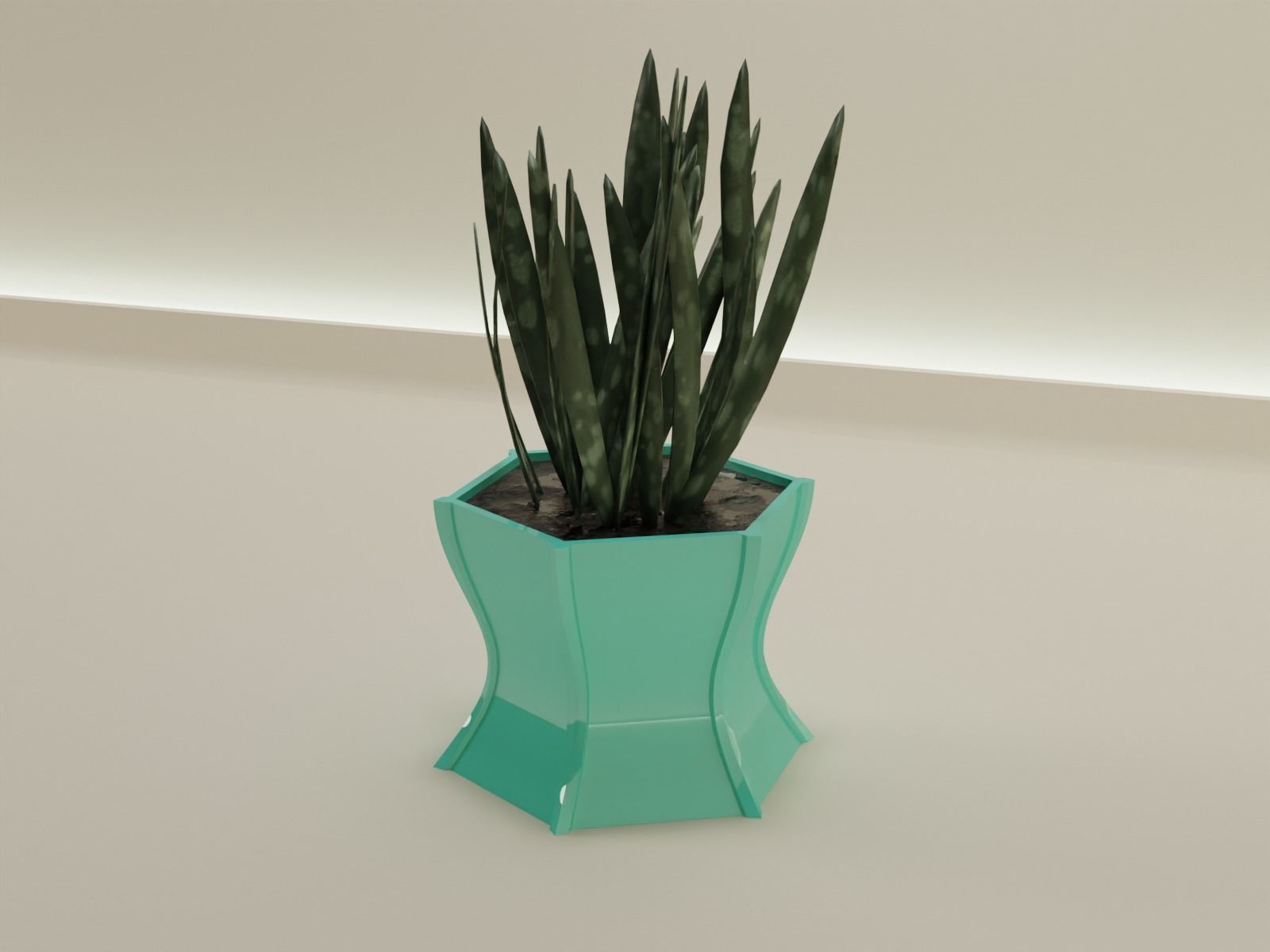 plant pot 47 3D print model_4