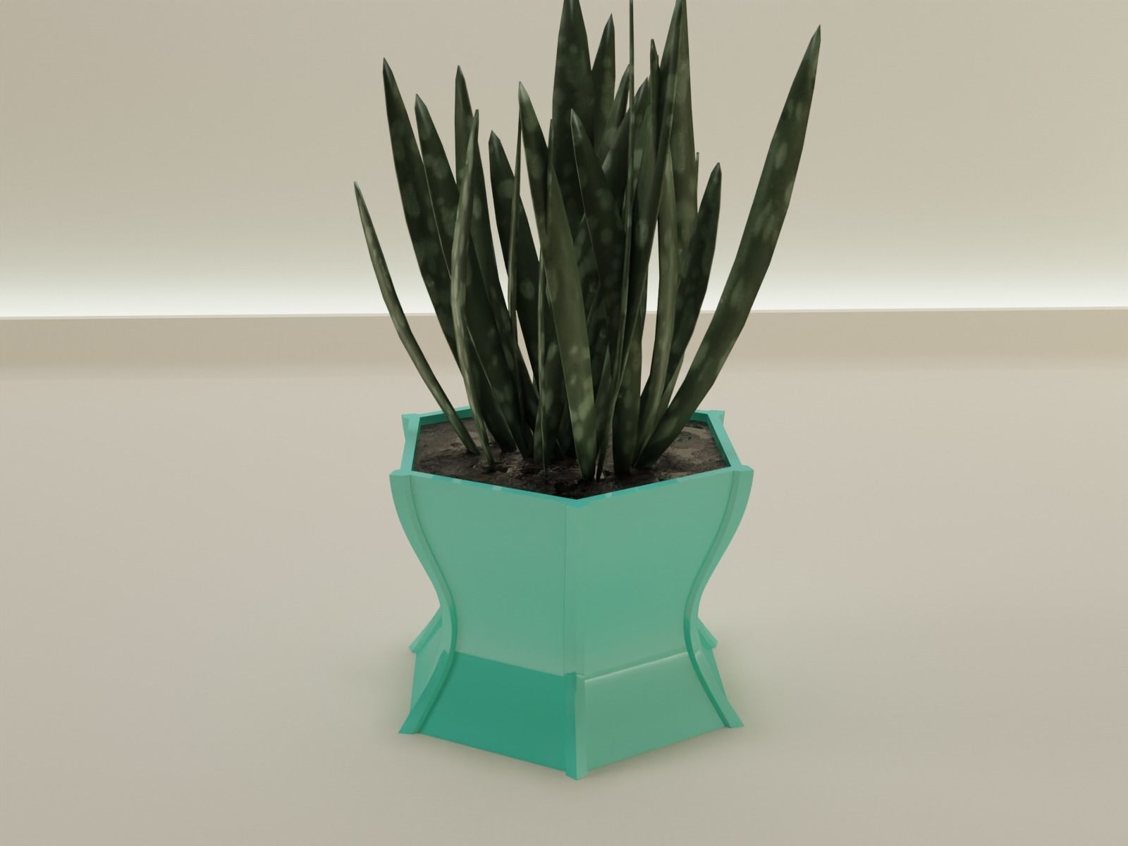 plant pot 47 3D print model_5