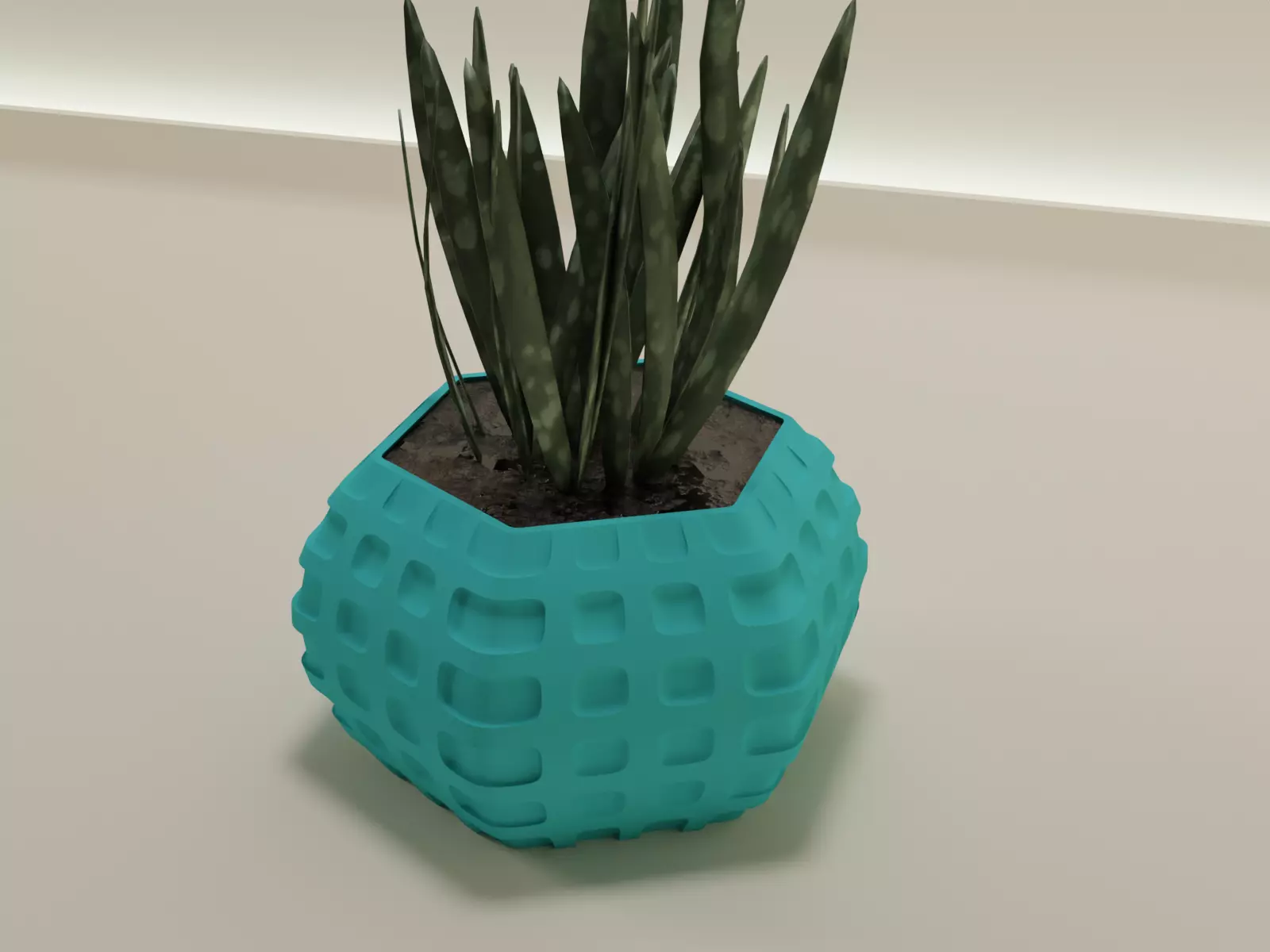 plant pot 48 3D print model_0