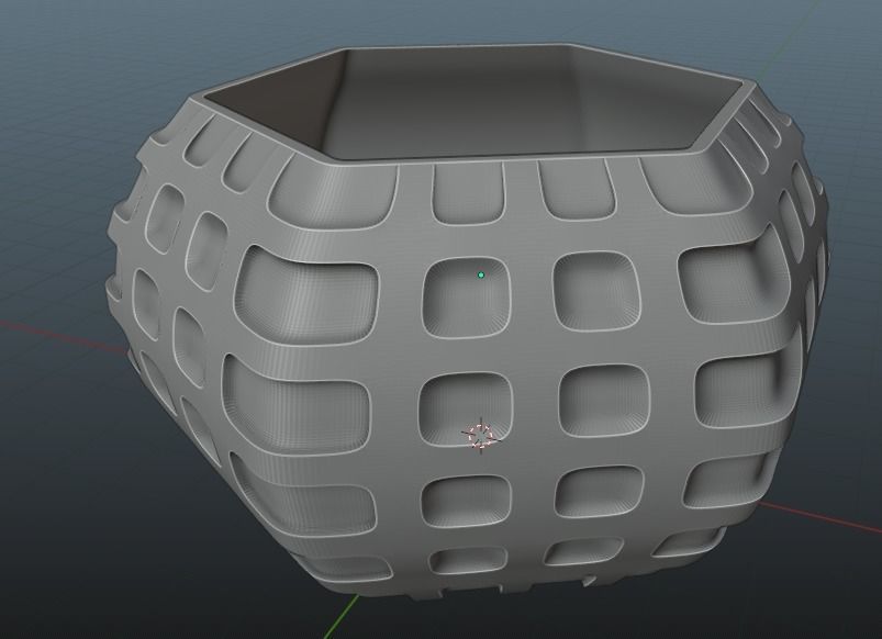 plant pot 48 3D print model_16
