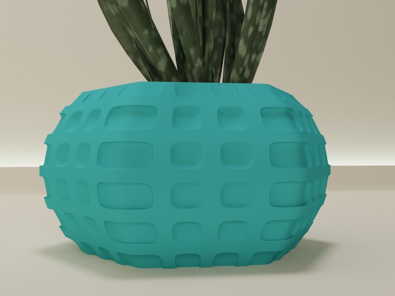 plant pot 48 3D print model_5