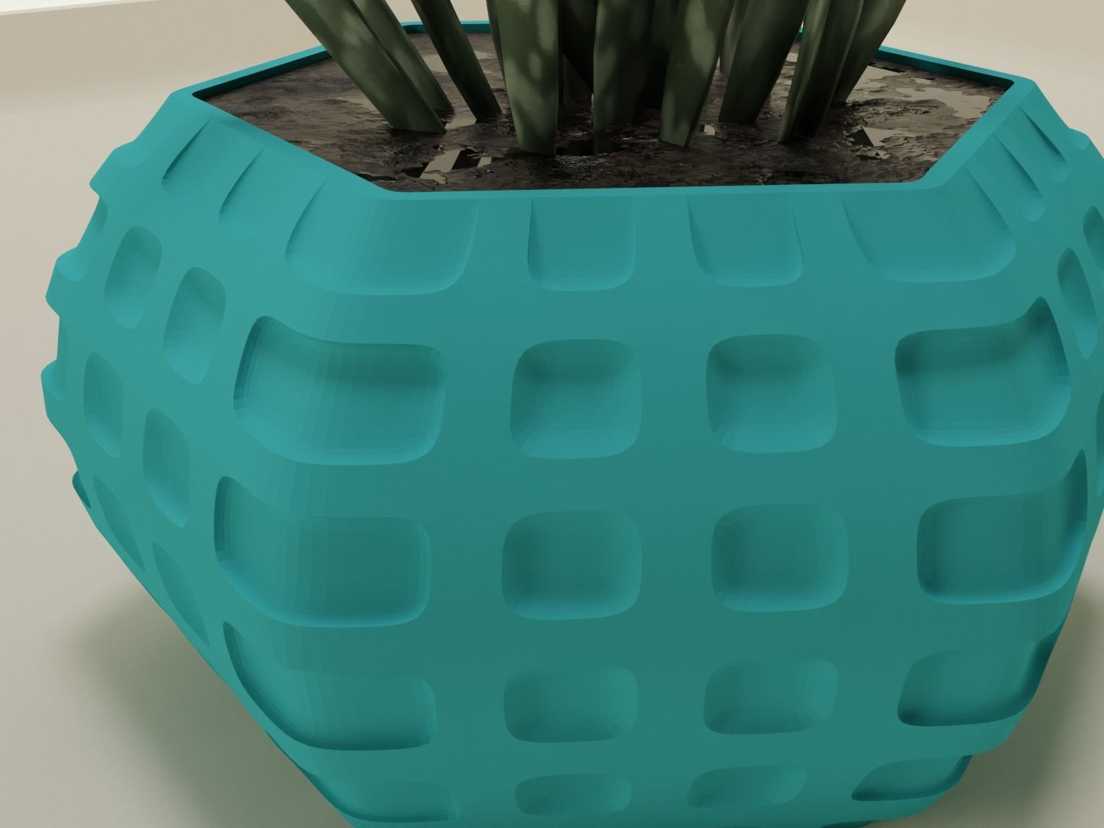 plant pot 48 3D print model_3