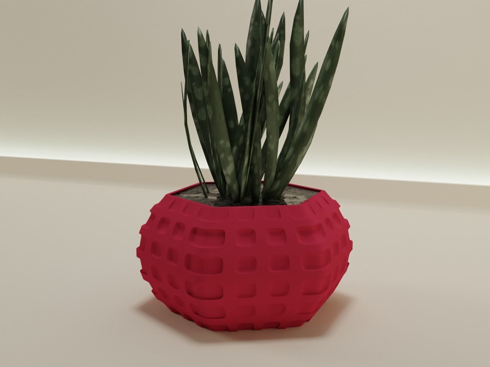 plant pot 48 3D print model_9