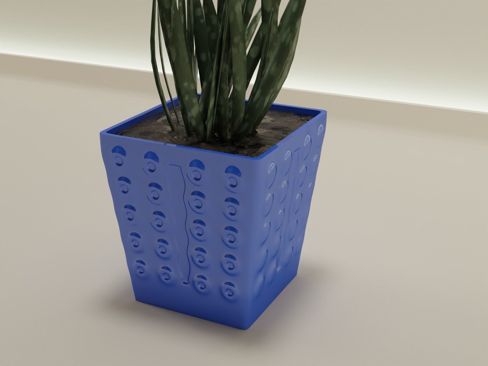 plant pot 49 3D print model_12