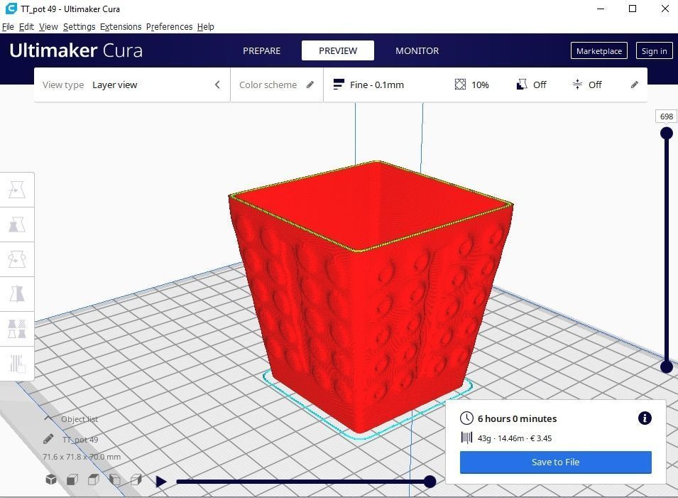 plant pot 49 3D print model_16