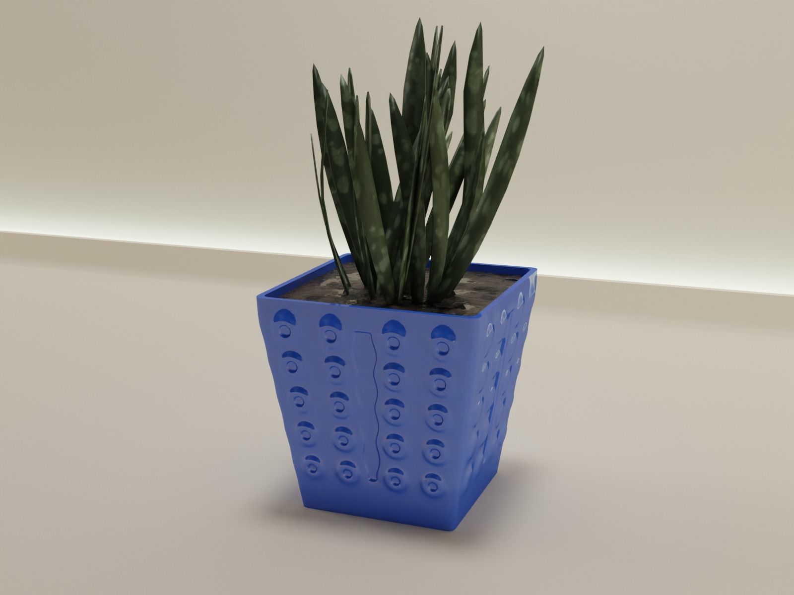 plant pot 49 3D print model_2