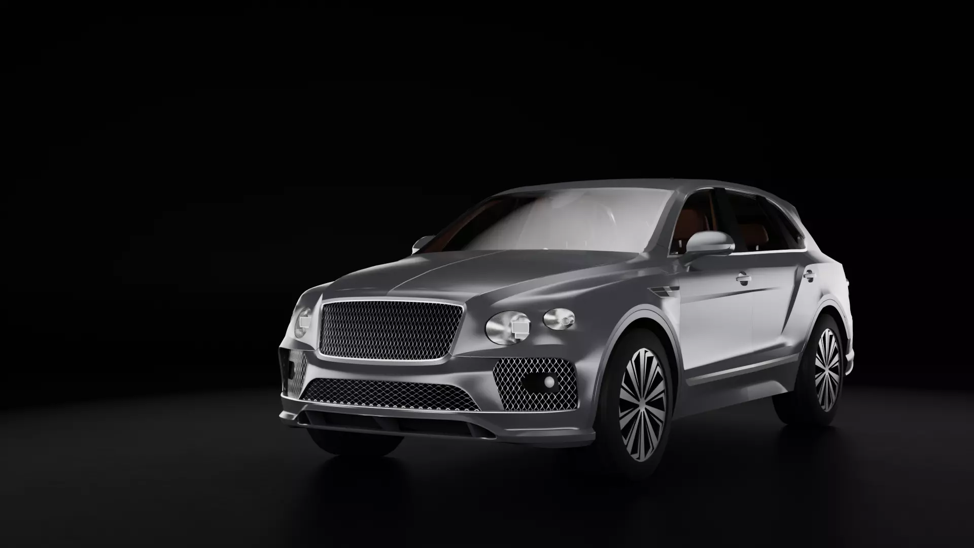 Bentley BENTAYGA V8 Low-poly 3D model