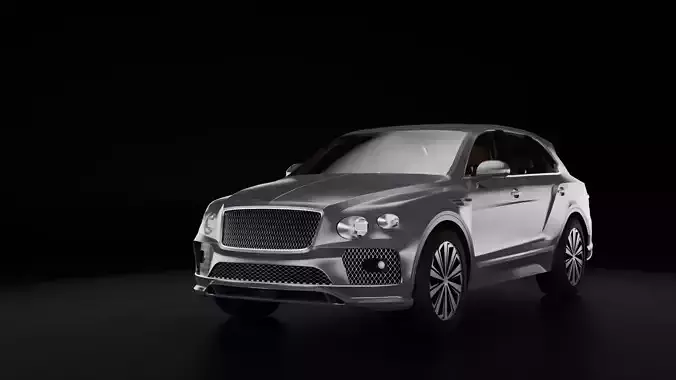 Bentley BENTAYGA V8  Low-poly 3D model