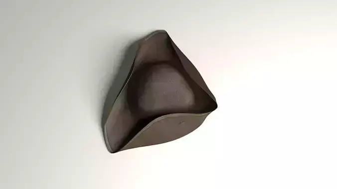 Pirate hat Low-poly 3D model