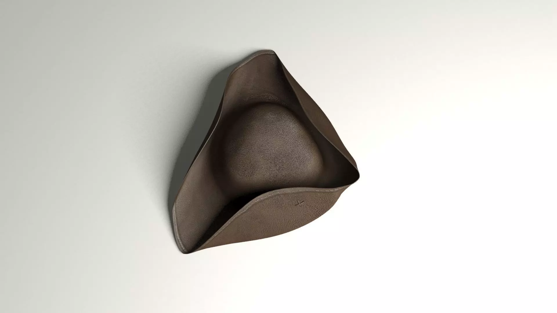 Pirate hat Low-poly 3D model_0