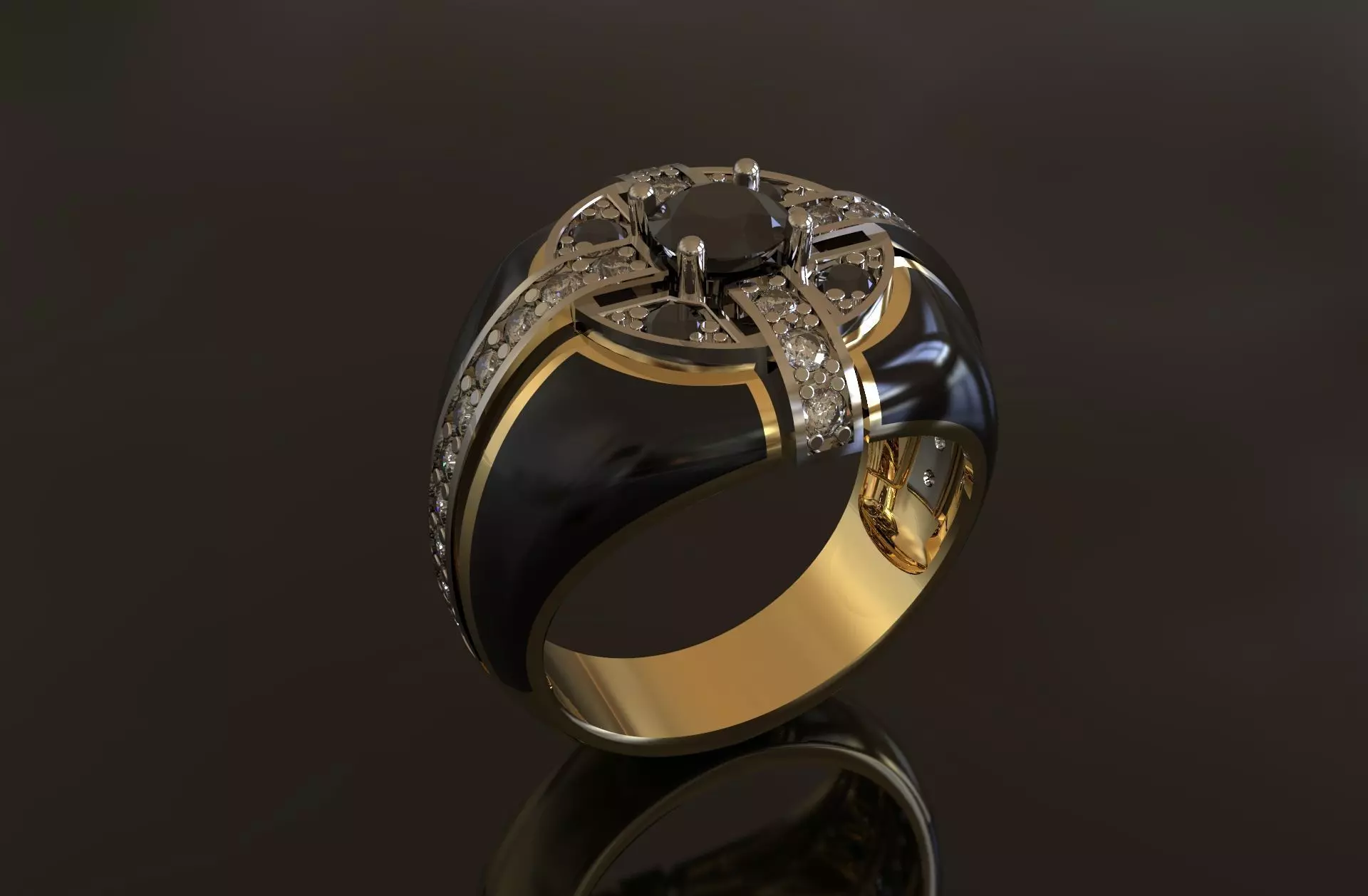 Men Ring 3D print model_0