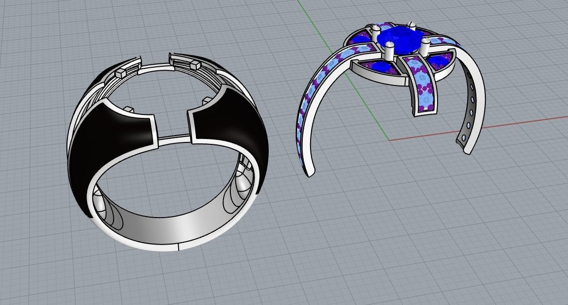 Men Ring 3D print model_6