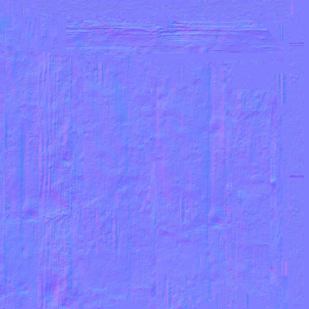 Medieval gates Low-poly 3D model_3