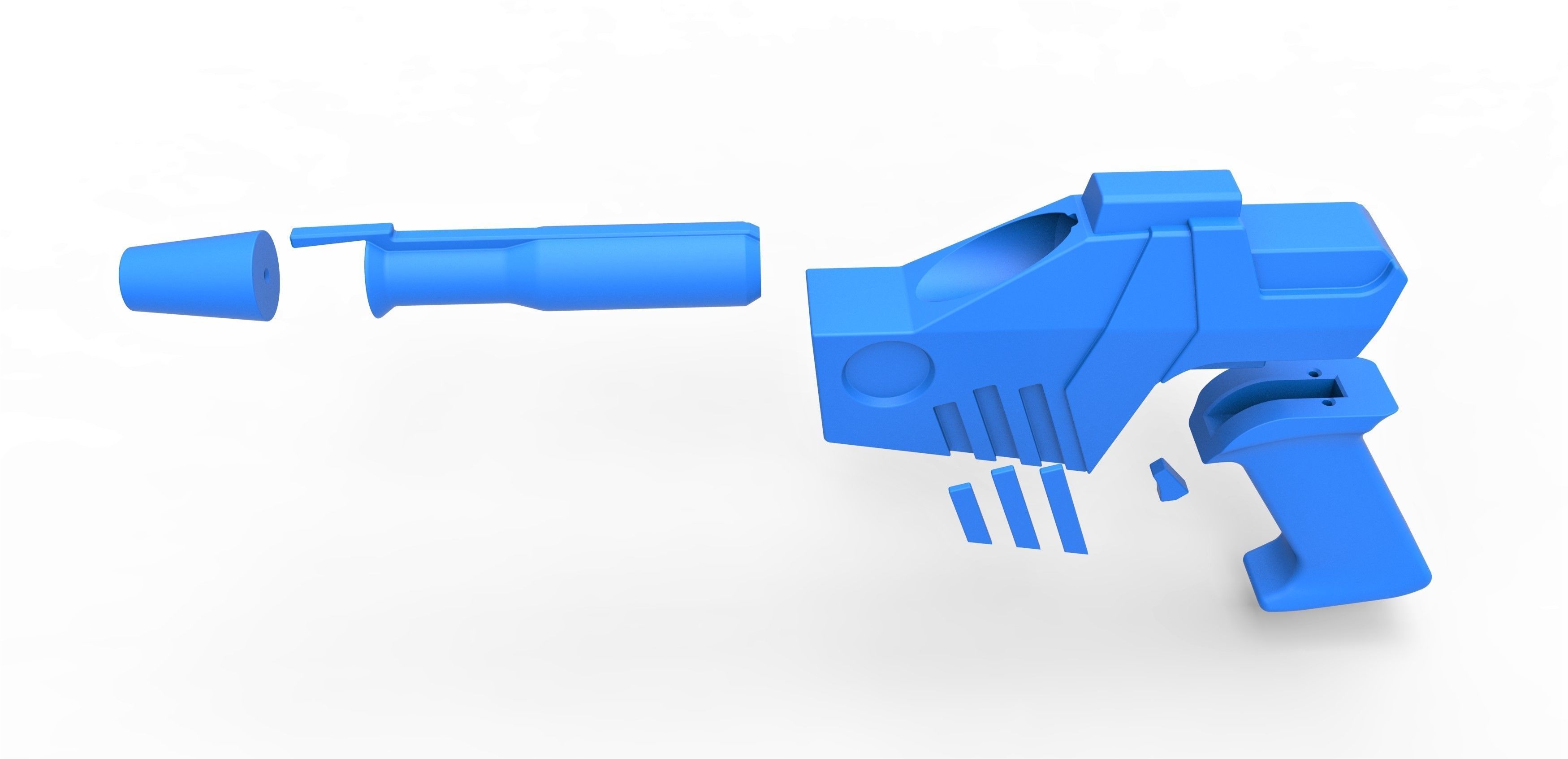 Hawk Blaster from Buck Rogers in the 25th Century TV series 3D print model_26