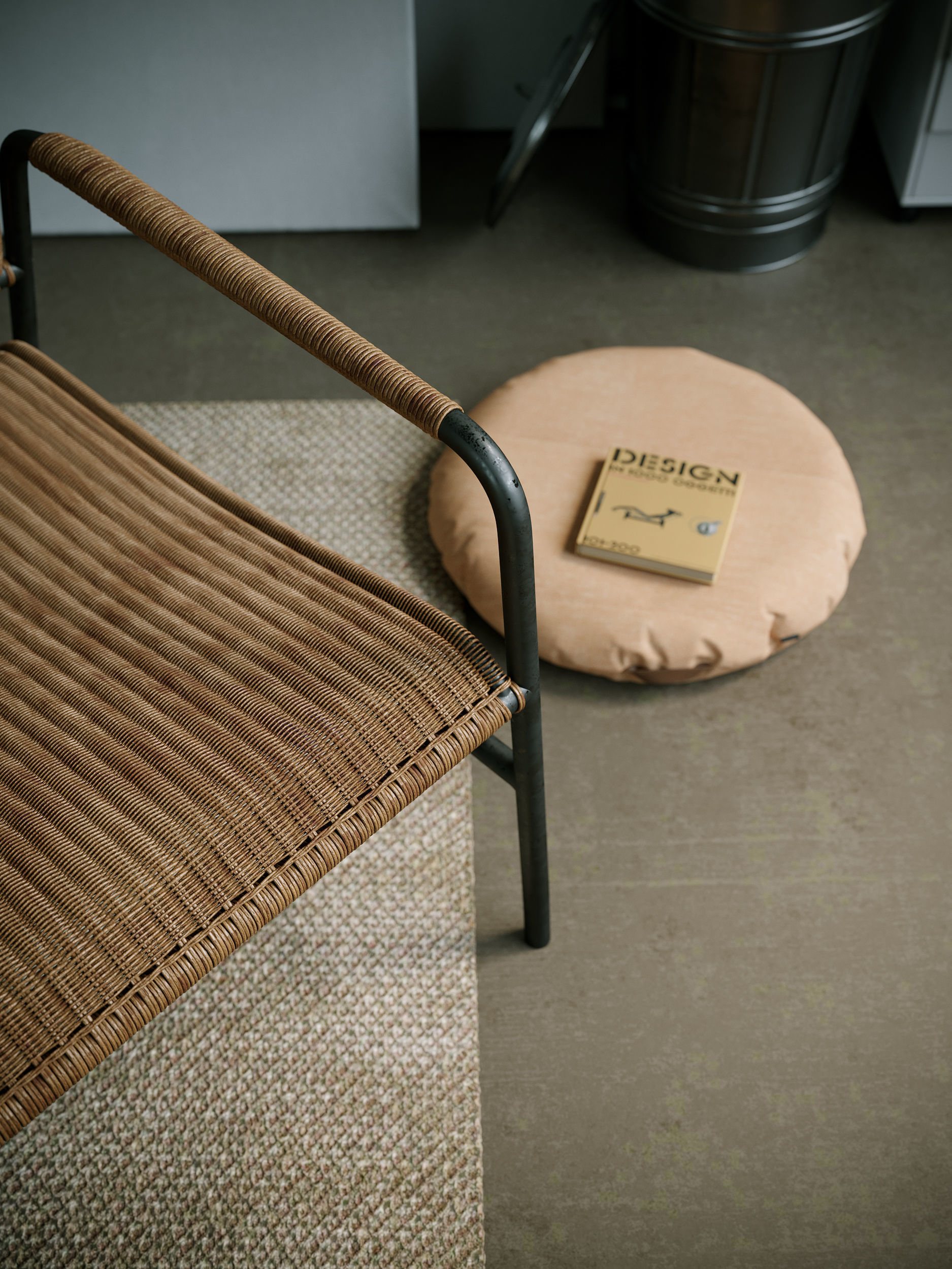 Watercolor Room interior scene 3D model_15