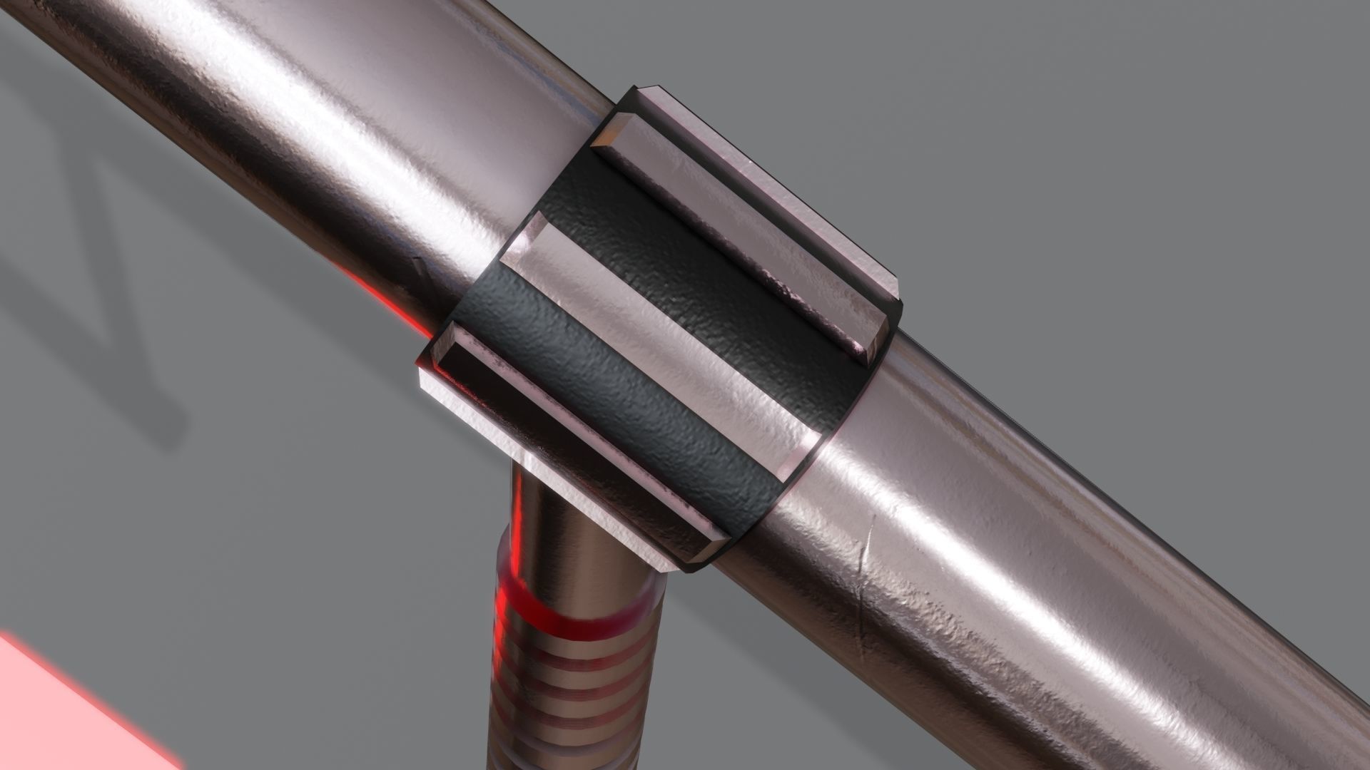 Star Wars Lightsaber-Axe Free low-poly 3D model_2