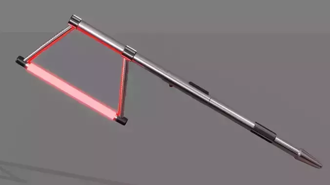 Star Wars Lightsaber-Axe Free low-poly 3D model
