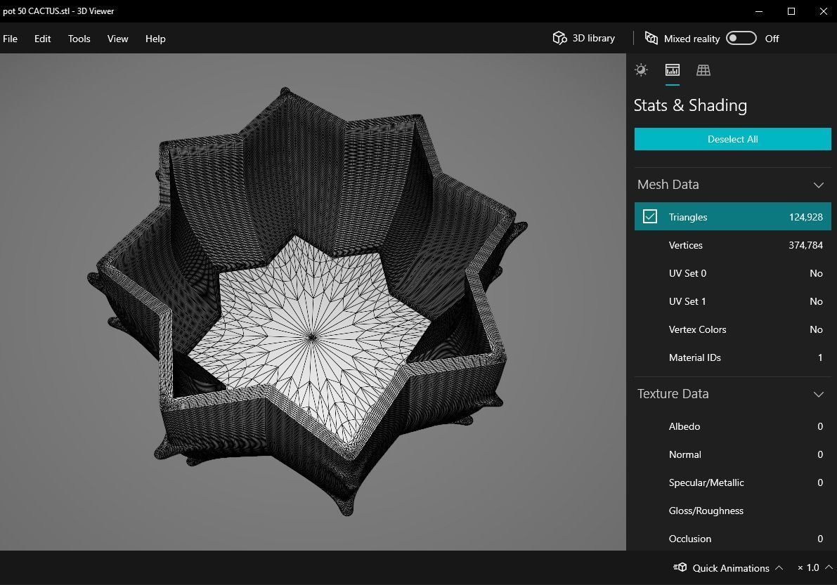 cactus plant pot 50  3D print model_20
