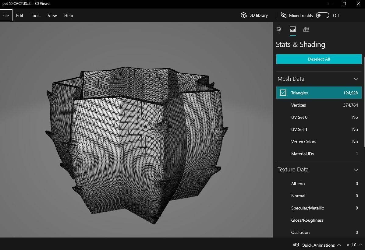 cactus plant pot 50  3D print model_18