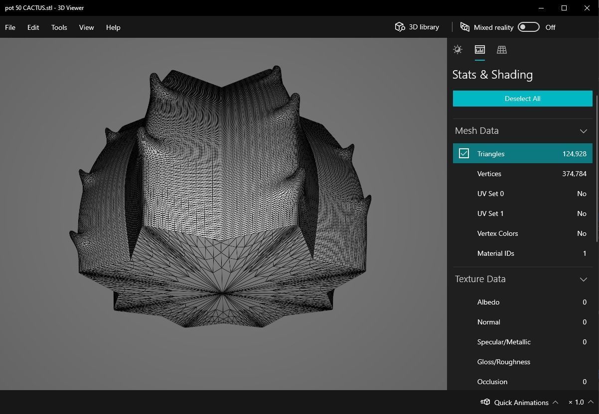 cactus plant pot 50  3D print model_21