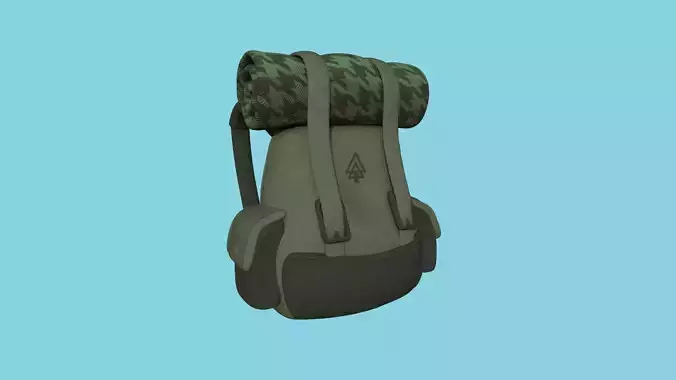 Green Tree Backpack - Character Fashion Design