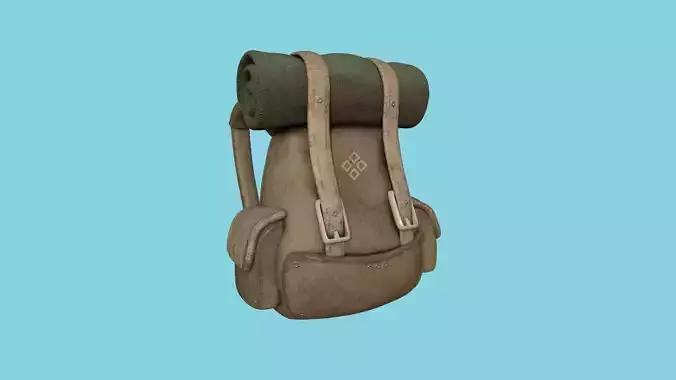 Light Leather Backpack - Character Fashion Design