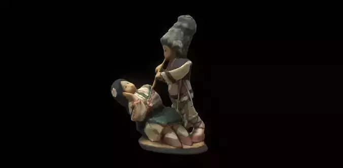 Moldavian Girl and Moldavian Boy USSR 