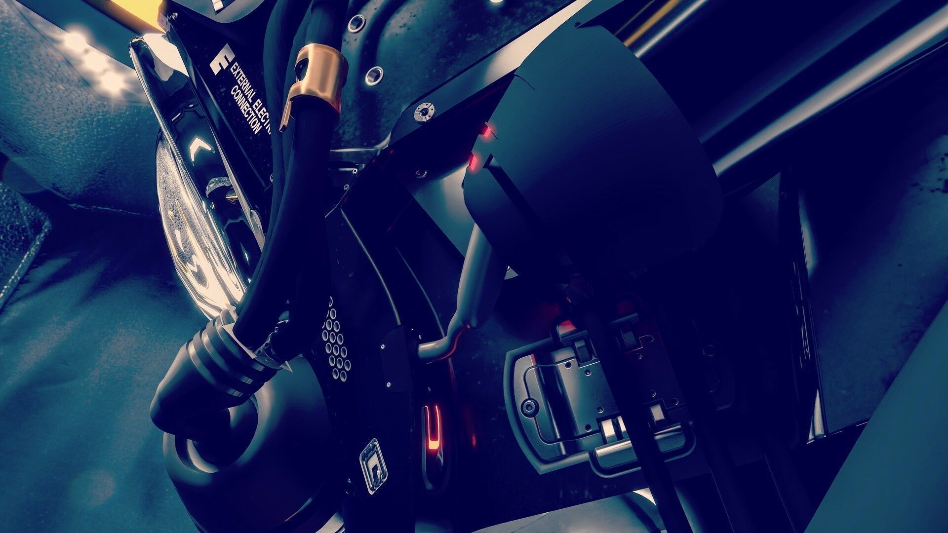 Chromithius futuristic man wearing helmet 3D model_7