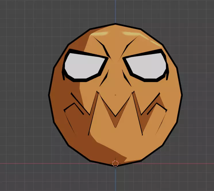 Angry Baloon Furniture character Free low-poly 3D model