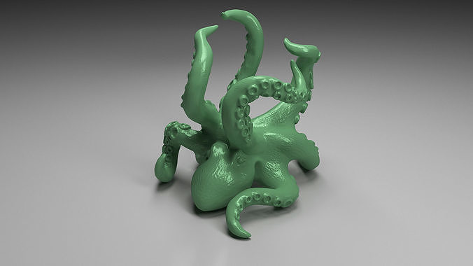 OCTOPUS 3D Model 3D print model Hi quality octopus sculpture 3D print model